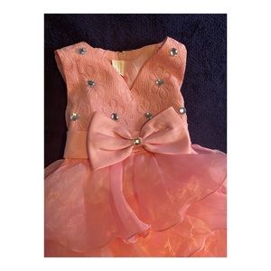 Girls Pink Diamante Bow Party
Special Occasion Tutu Ruffle...